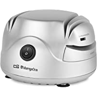 Orbegozo CU 7000 Afilador de Cuchillos Eléctrico- Interruptor de Conexión- Afilado de 2 Etapas- Afila Tijeras- Recoge…
